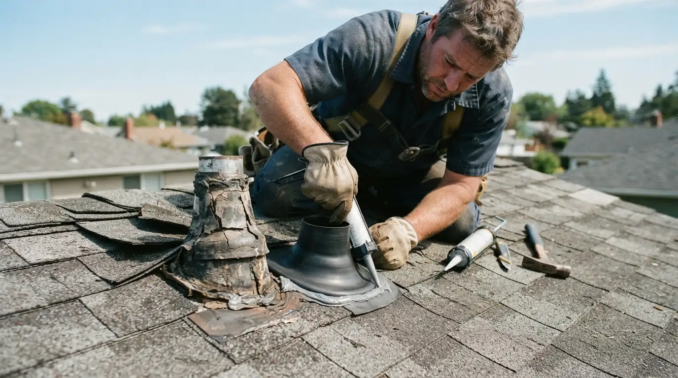 Repairs made before a roof certification