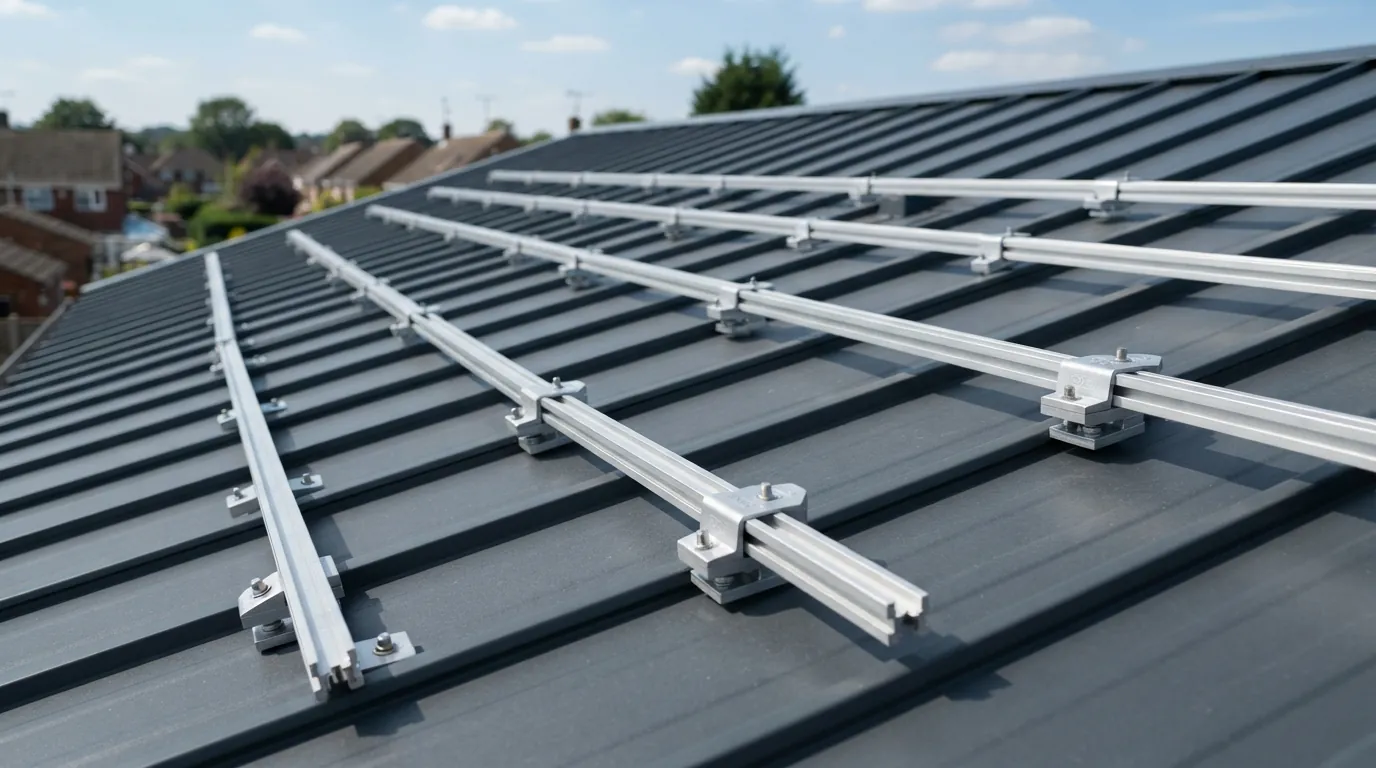 Standing seam roof ready for clamp-on solar mounts