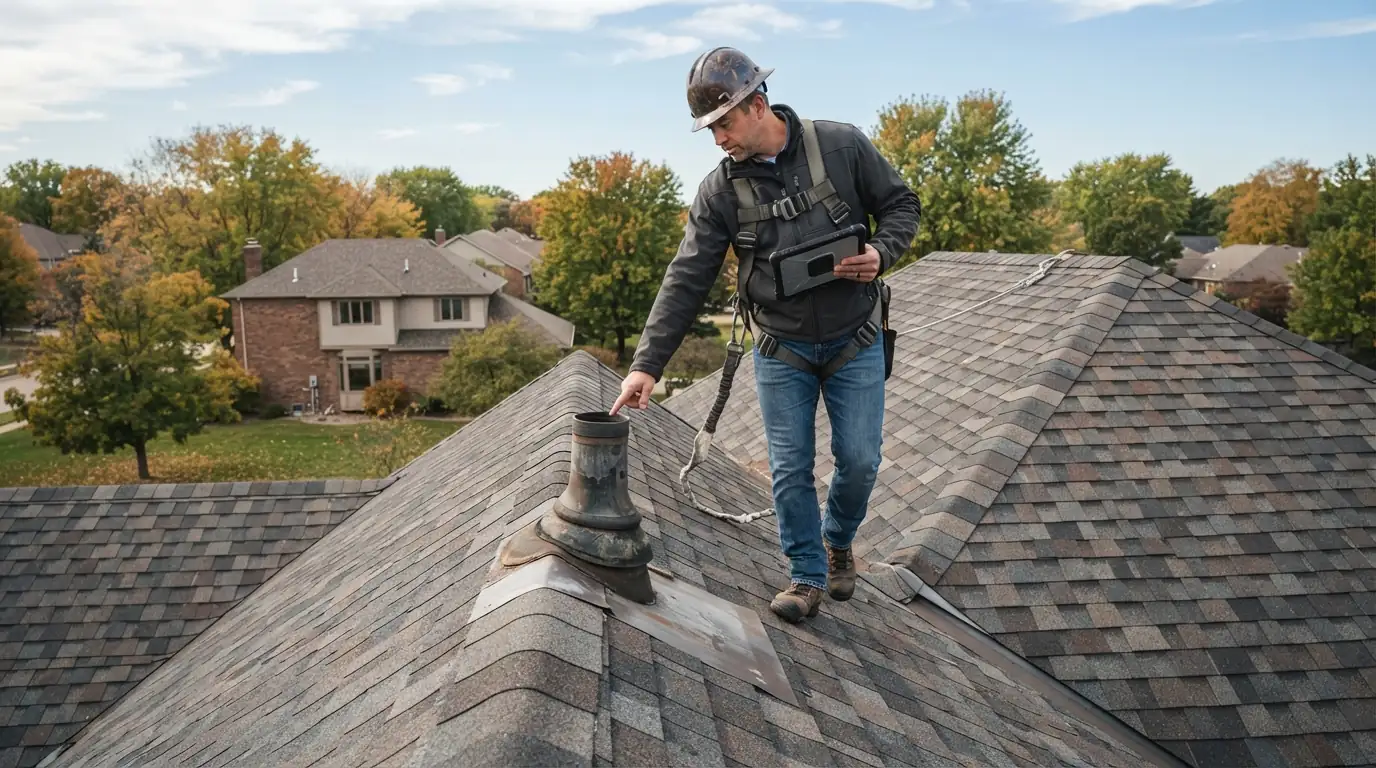 Pre-season roof inspection in San Jose