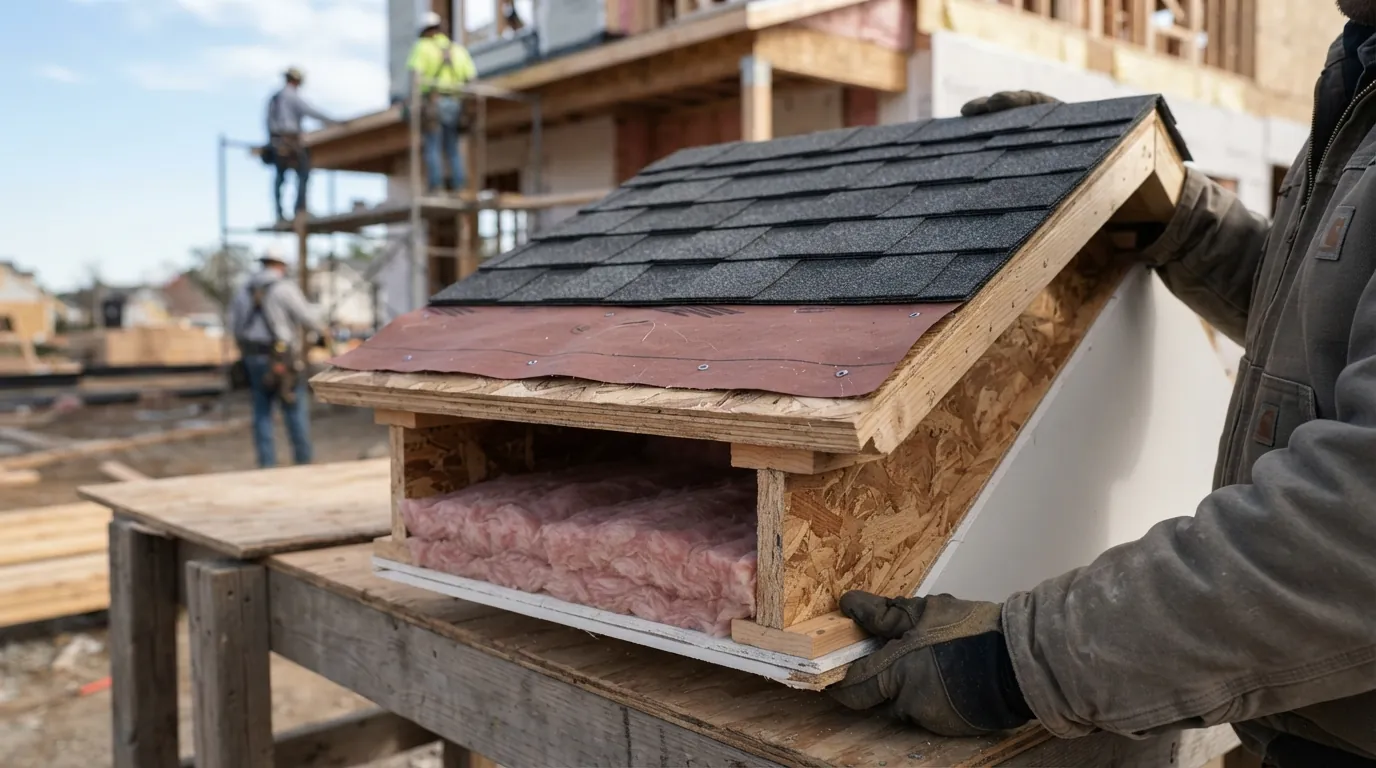 Layers of a Class A roof assembly