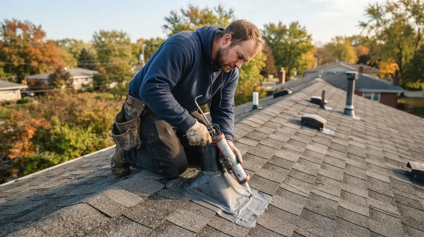Annual roof tune-up on a San Jose home