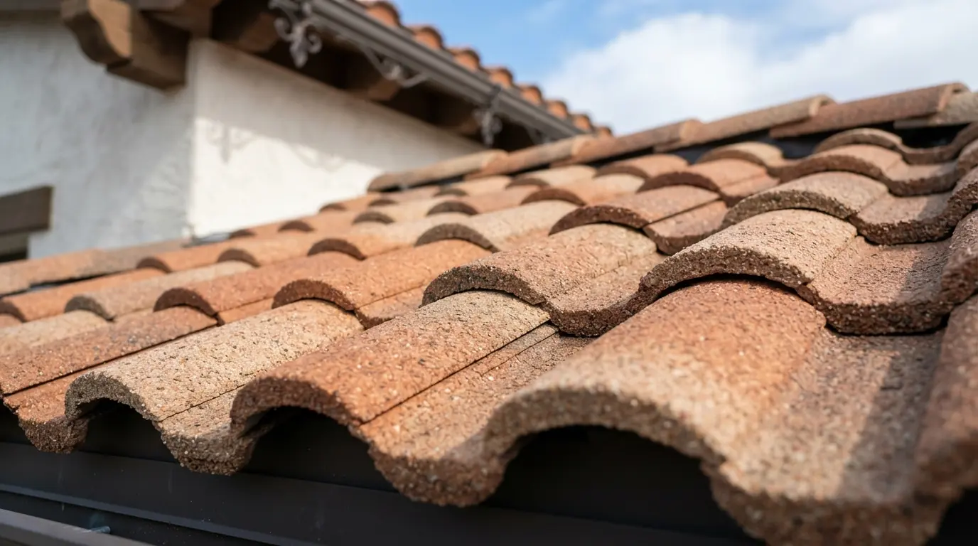 Stone-coated steel tile-profile roof